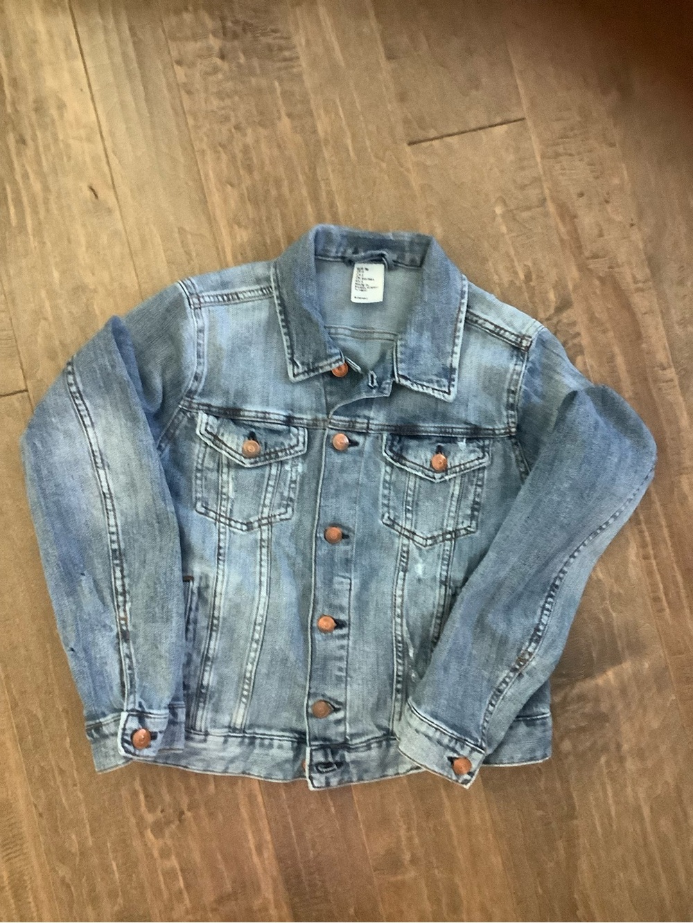 H&M Light Blue Denim Jacket, 8
